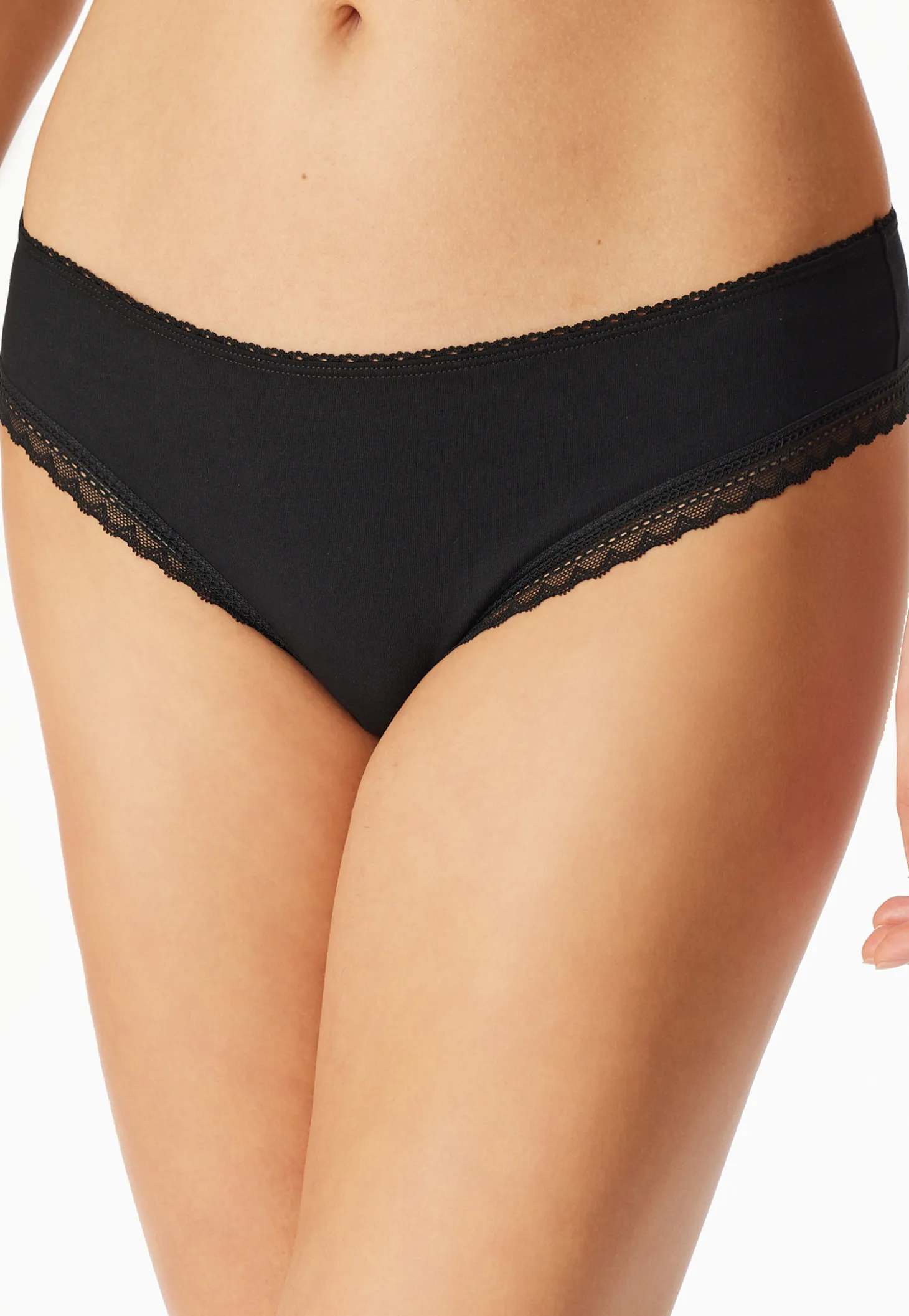 Cheeky-String 3er-Pack Spitze schwarz - Modern Multipacks
