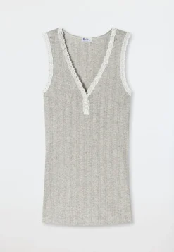 Chemisette grau meliert - Revival Agathe