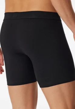 Cyclist Shorts Eingriff  schwarz - Long Life Cotton