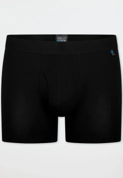 Cyclist Shorts Eingriff  schwarz - Long Life Cotton