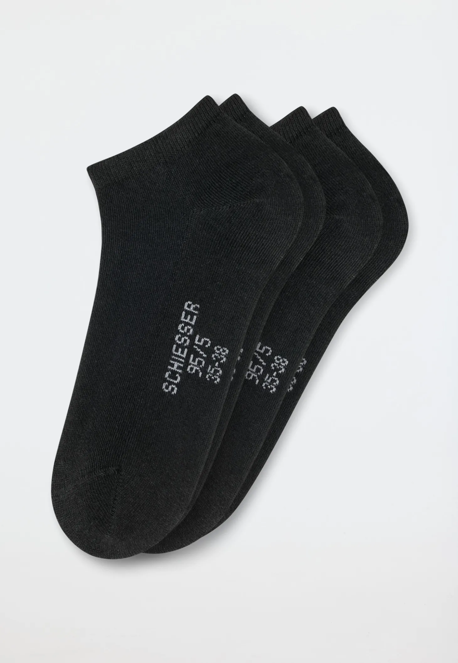 Damensneaker 2er-Pack schwarz - 95/5