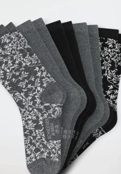 Damensocken 5er-Pack mehrfarbig - Bluebird