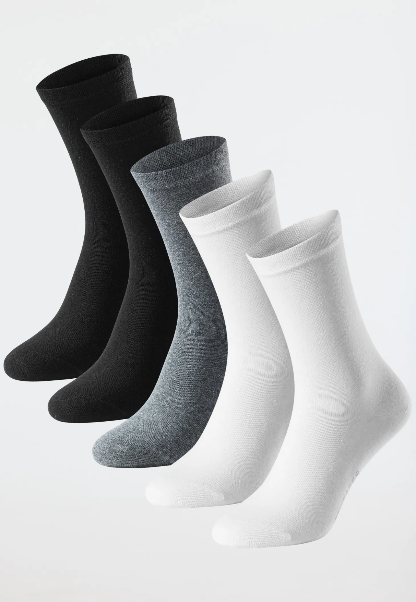 Damensocken 5er-Pack mehrfarbig - Bluebird