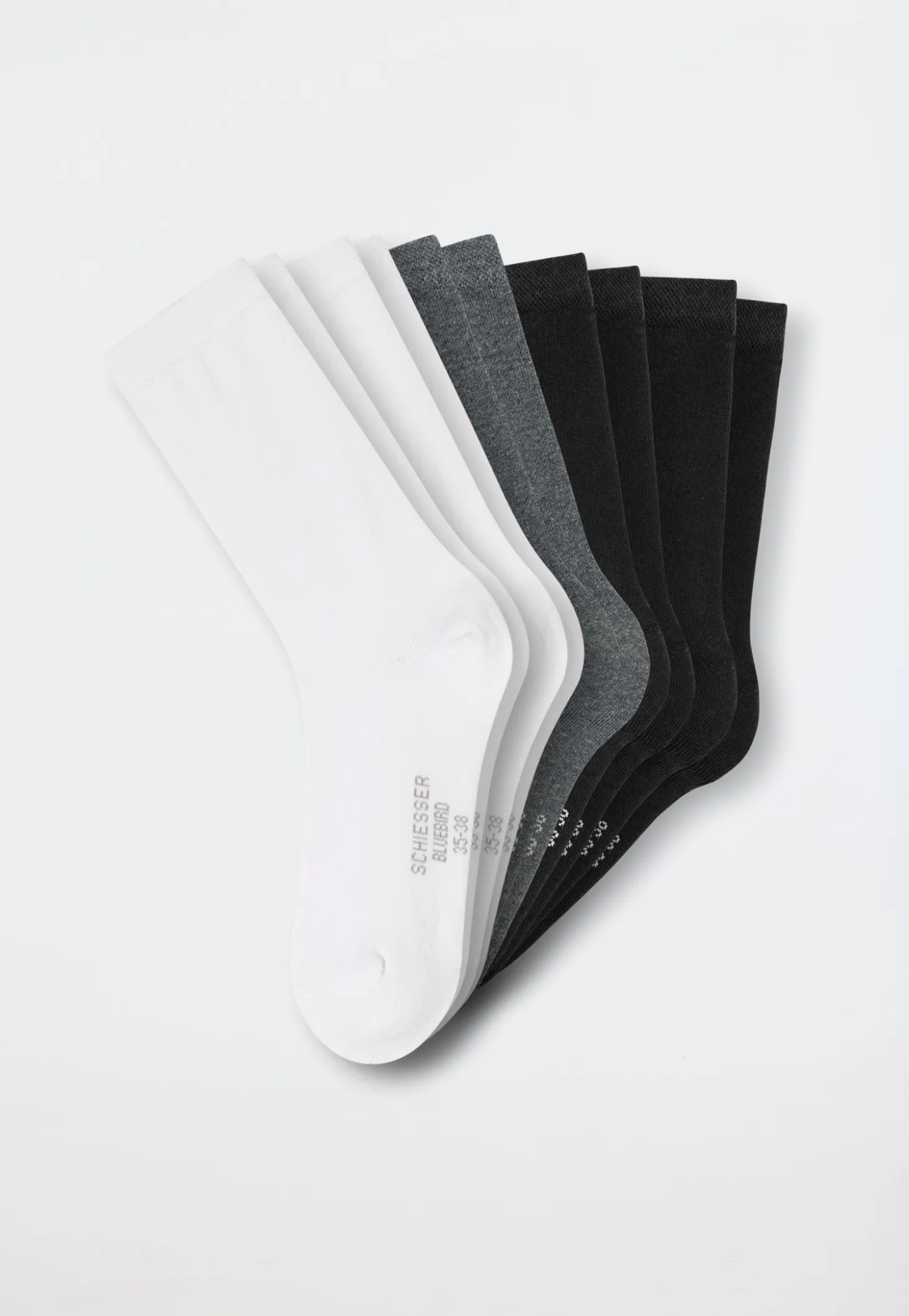 Damensocken 5er-Pack mehrfarbig - Bluebird