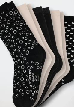 Damensocken 5er-Pack mehrfarbig - Bluebird