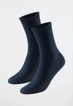 Damensocken 2er-Pack nachtblau - 95/5