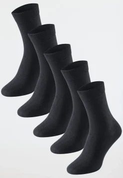 Damensocken 5er-Pack schwarz - Bluebird