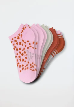 Damensocken Sneaker 5er-Pack mehrfarbig - Fashion