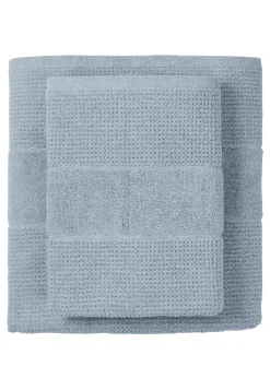 Duschtuch 2er-Pack 70x140 cm blaugrau - SCHIESSER Home
