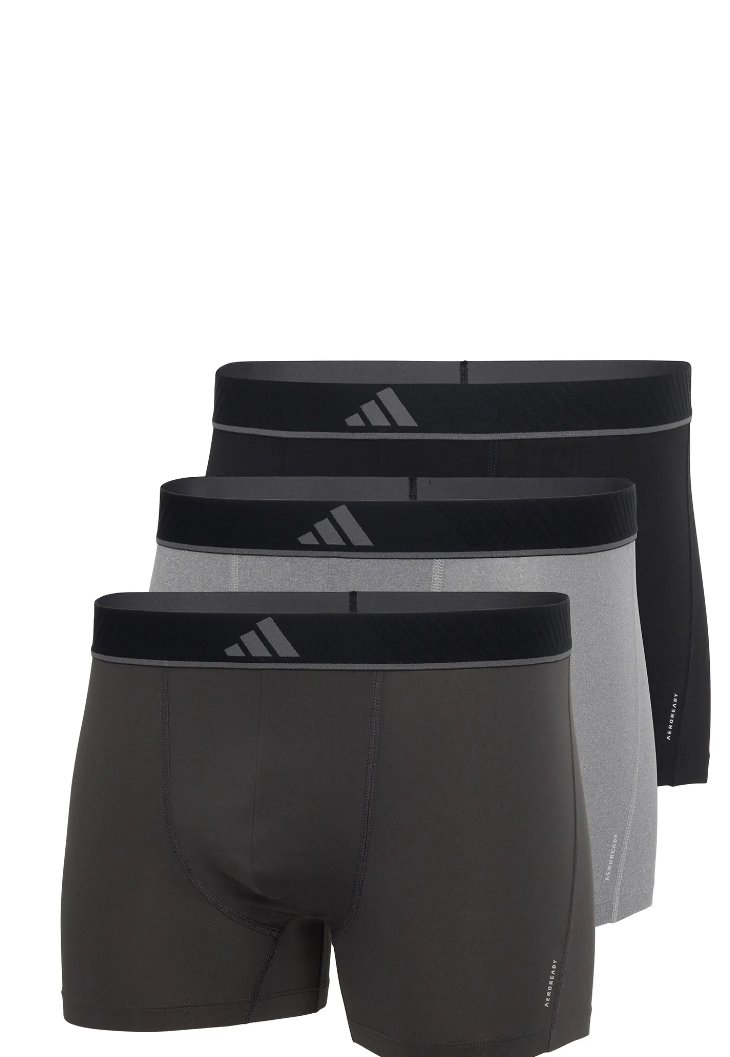 Enge Boxershorts 3er-Pack Grau - ADIDAS