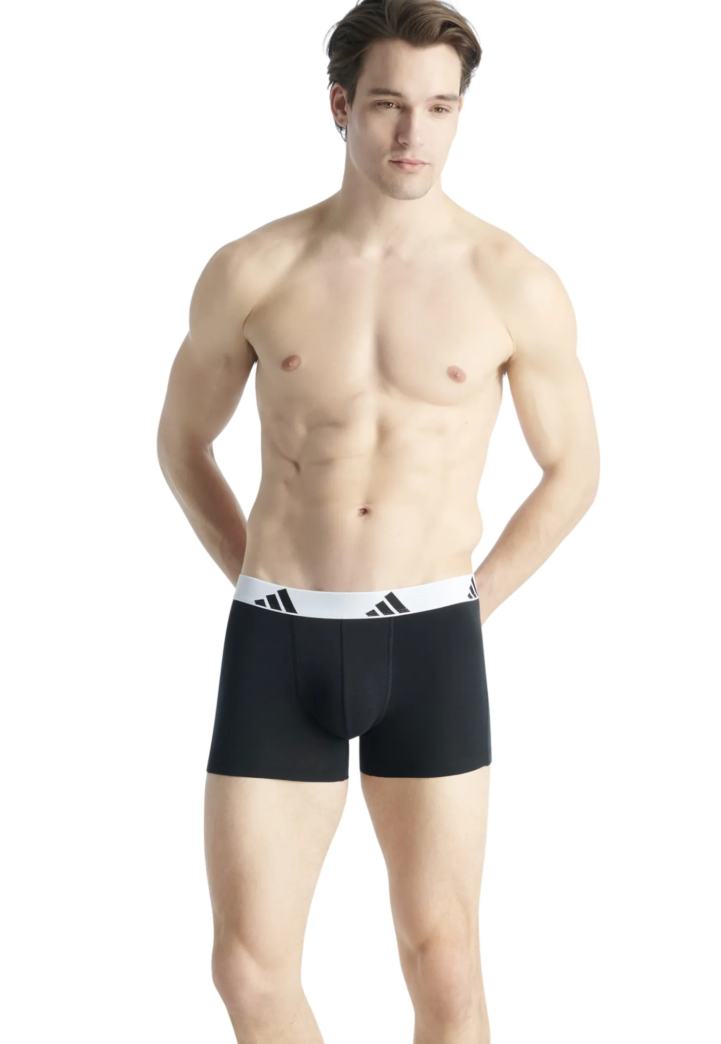 Enge Boxershorts 5er-Pack Schwarz/Weiss - ADIDAS