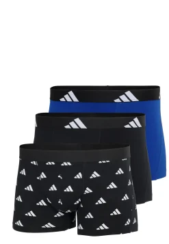 Enge Boxershorts 3er-Pack Schwarz/Blau - ADIDAS