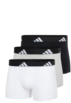 Enge Boxershorts 3er-Pack Schwarz/Grau/Weiss - ADIDAS