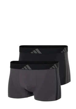 Enge Boxershorts 2er-Pack Schwarz/Anthrazit - ADIDAS