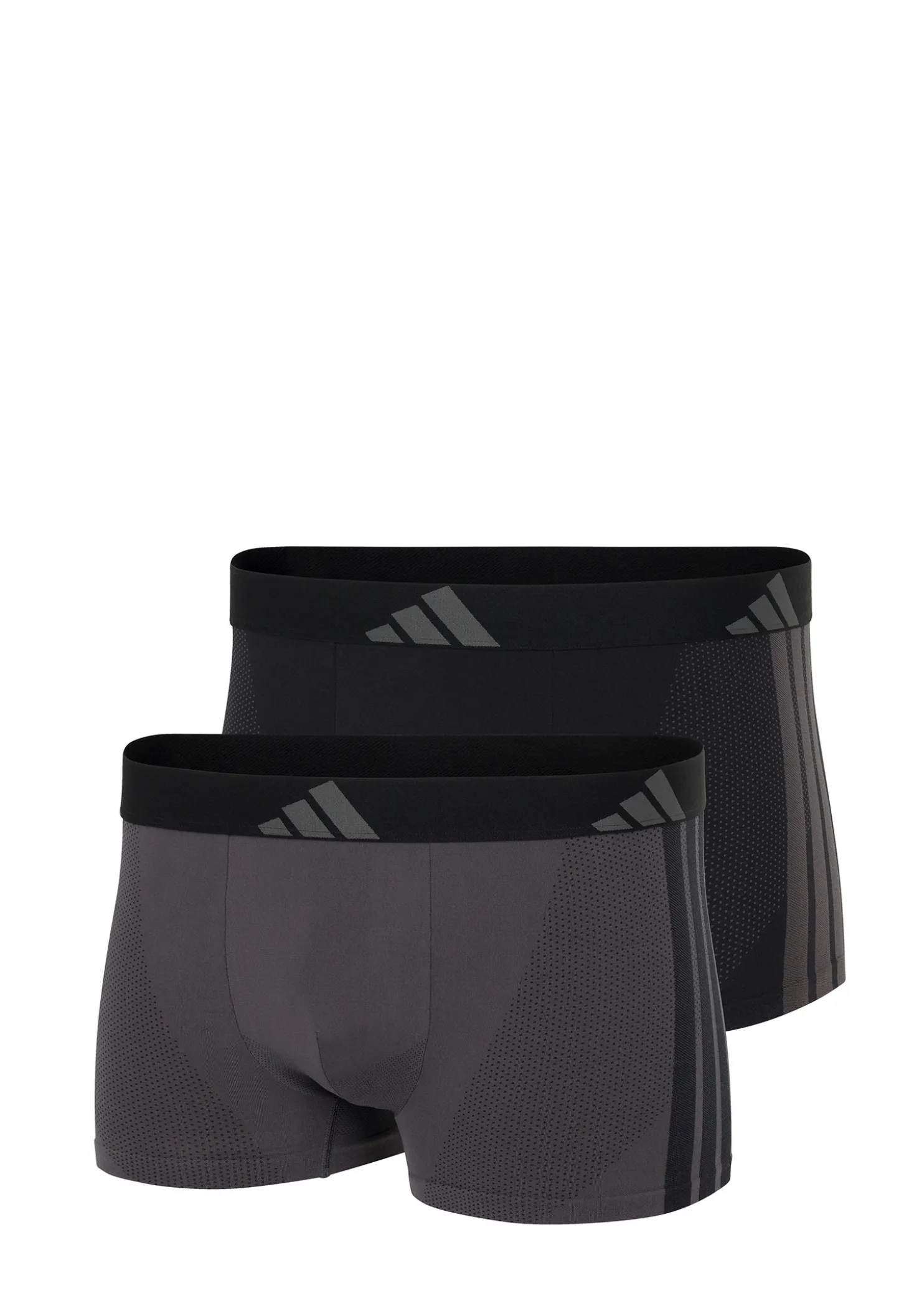 Enge Boxershorts 2er-Pack Schwarz/Anthrazit - ADIDAS