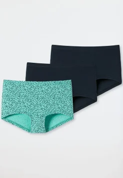 3er-Pack Mädchenshorts in Rosa, Blau und Dunkelblau