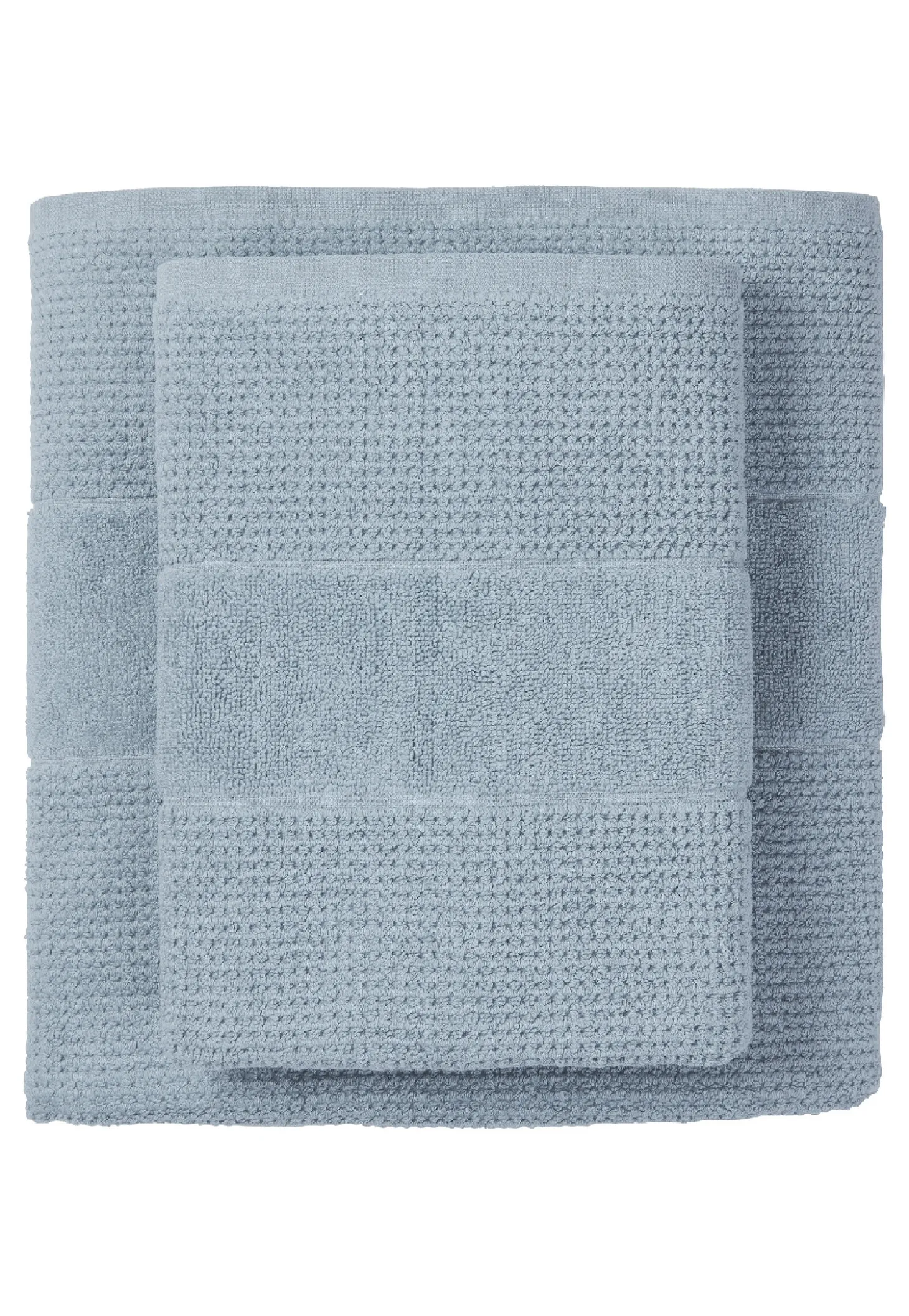 Handtuch 4er-Pack 50x100 cm blaugrau - SCHIESSER Home