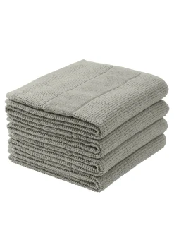 Handtuch 4er-Pack 50x100 cm hellgrau - SCHIESSER Home