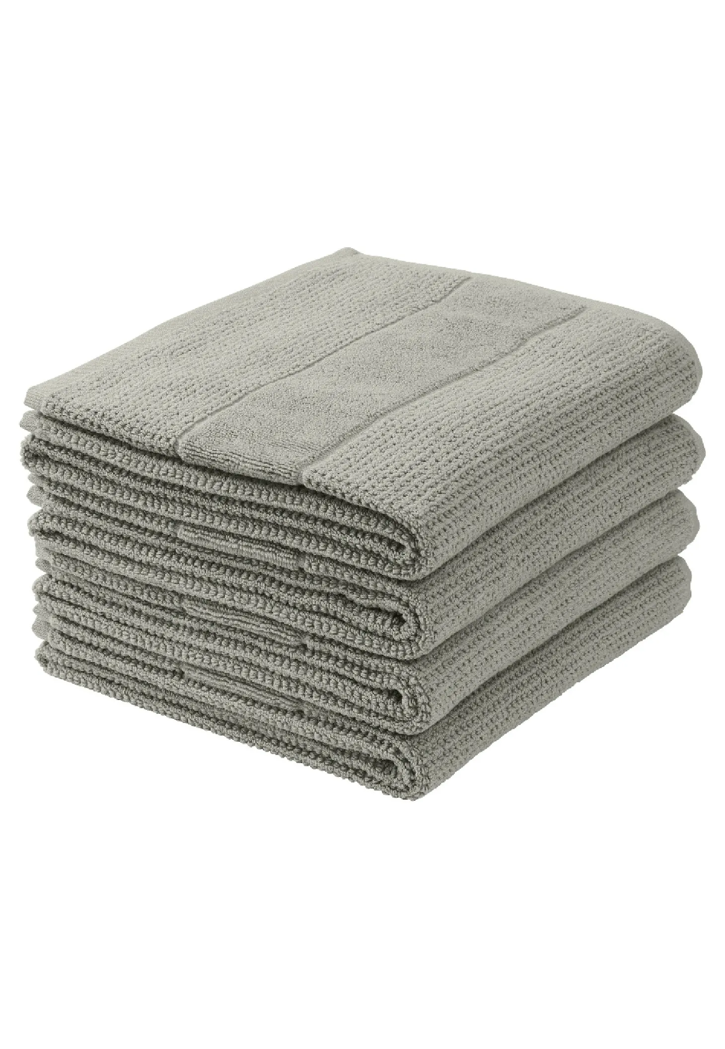 Handtuch 4er-Pack 50x100 cm hellgrau - SCHIESSER Home
