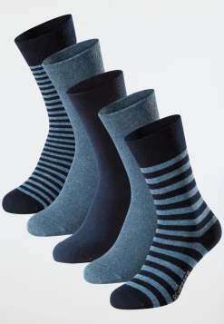 Herrensocken 5er-Pack mehrfarbig - Bluebird
