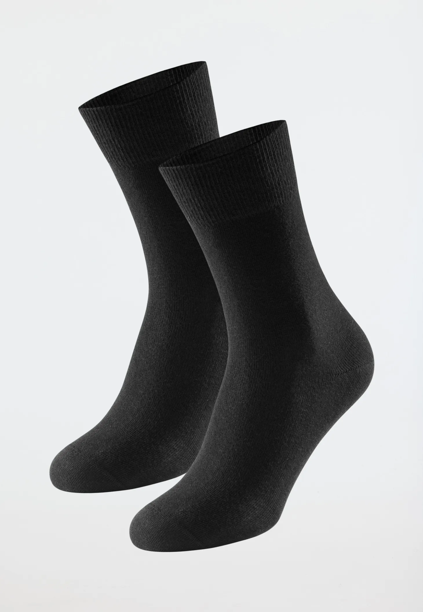 Herrensocken 2er-Pack schwarz - 95/5