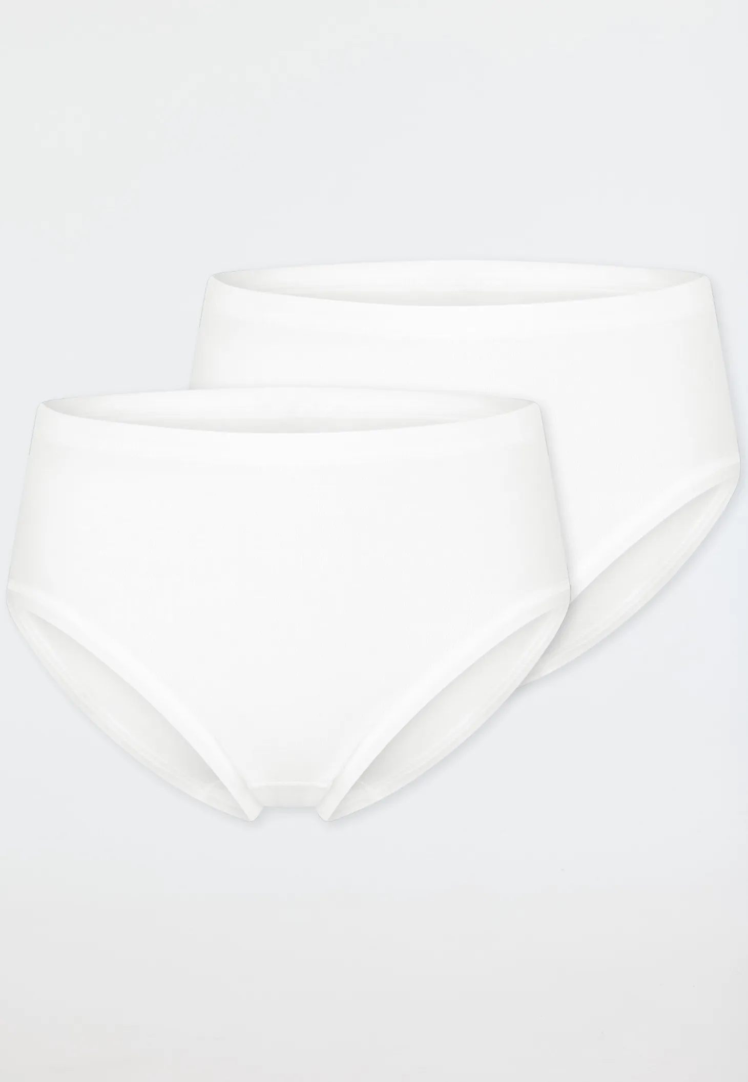 Hüftslips 2er-Pack Feinripp weiß - Original Classics