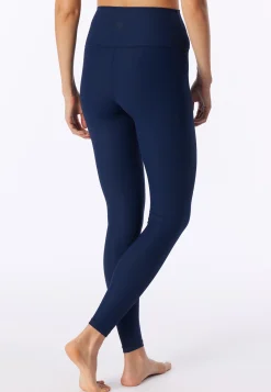 High Waist Leggings Feinripp admiral - SCHIESSER Active