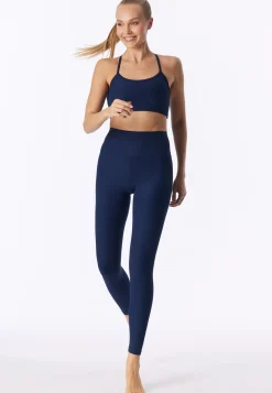 High Waist Leggings Feinripp admiral - SCHIESSER Active