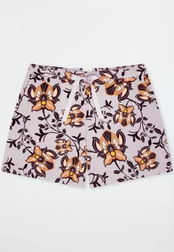 Hose kurz Blumen multicolor - Mix+Relax