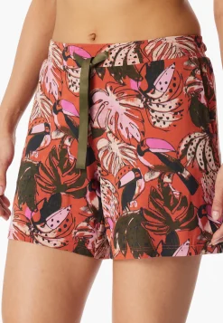 Hose kurz Dschungel terracotta - Mix+Relax