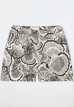 Hose kurz Heavy Single Jersey Muscheln multicolor - Mix+Relax