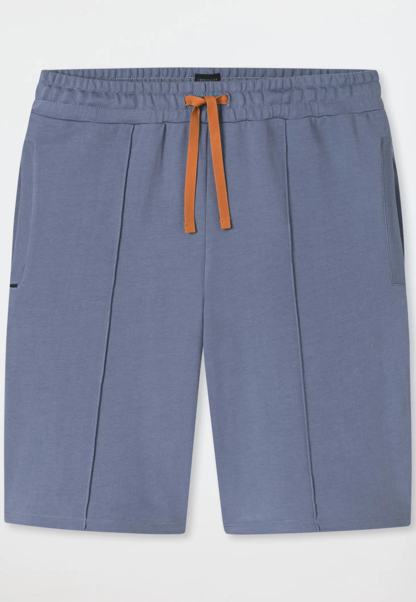 Hose kurz Sweat-Qualität blaugrau - Mix+Relax