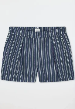 Hose kurz Viskose-Webware Streifen multicolor Mix+Relax