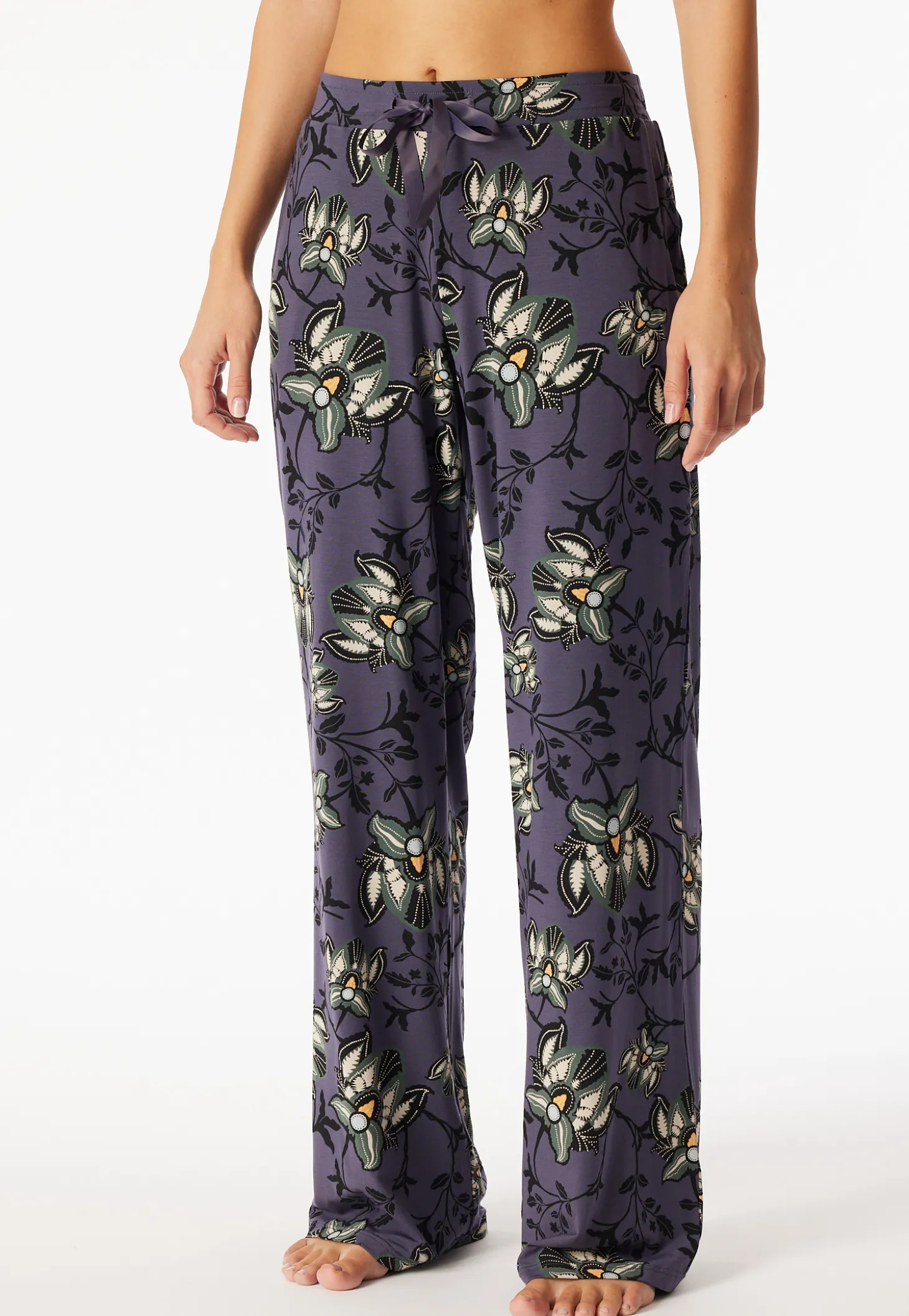 Hose lang Blumen multicolor - Mix+Relax