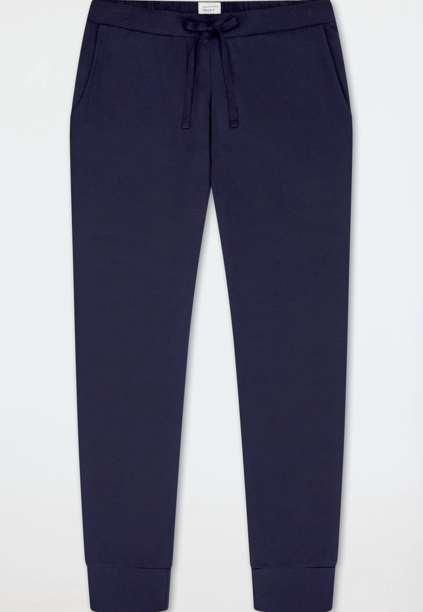 Hose lang Bündchen deep blue - Mix+Relax