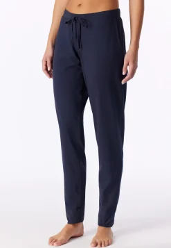Hose lang Bündchen deep blue - Mix+Relax