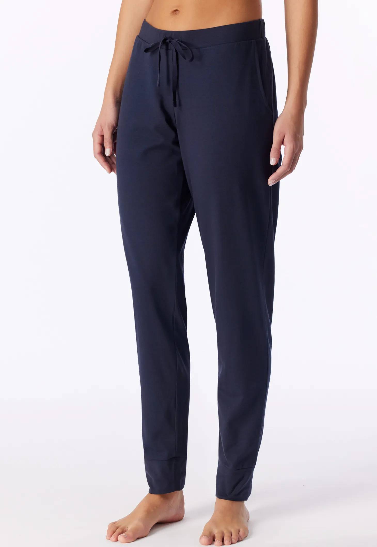 Hose lang Bündchen deep blue - Mix+Relax