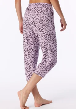 Hose 3/4 lang Bündchen Federn multicolor - Mix+Relax