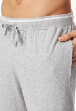 Hose lang Bündchen grau meliert - Mix+Relax