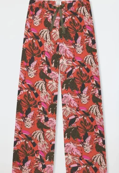 Hose lang Dschungel terracotta - Mix+Relax