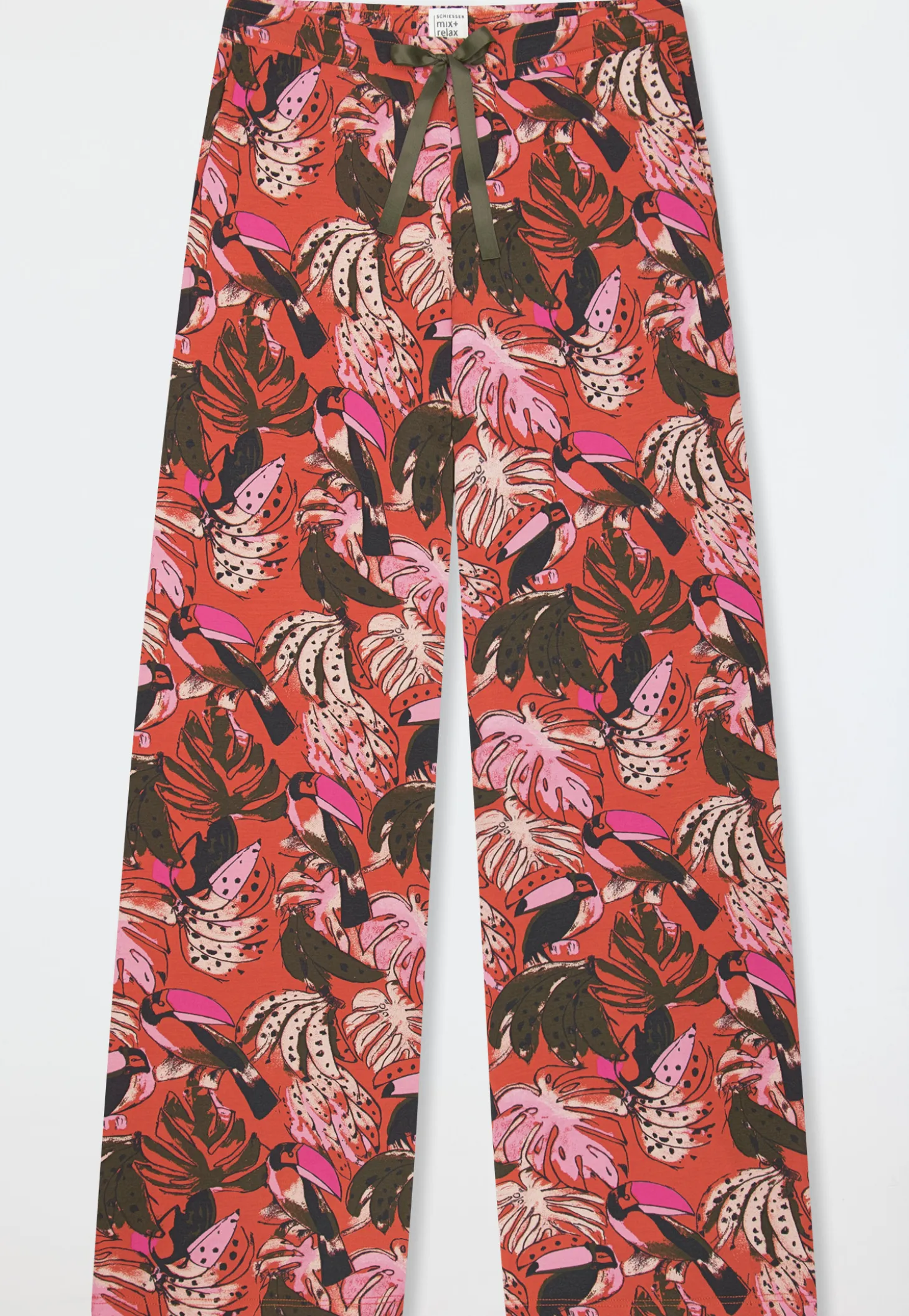 Hose lang Dschungel terracotta - Mix+Relax