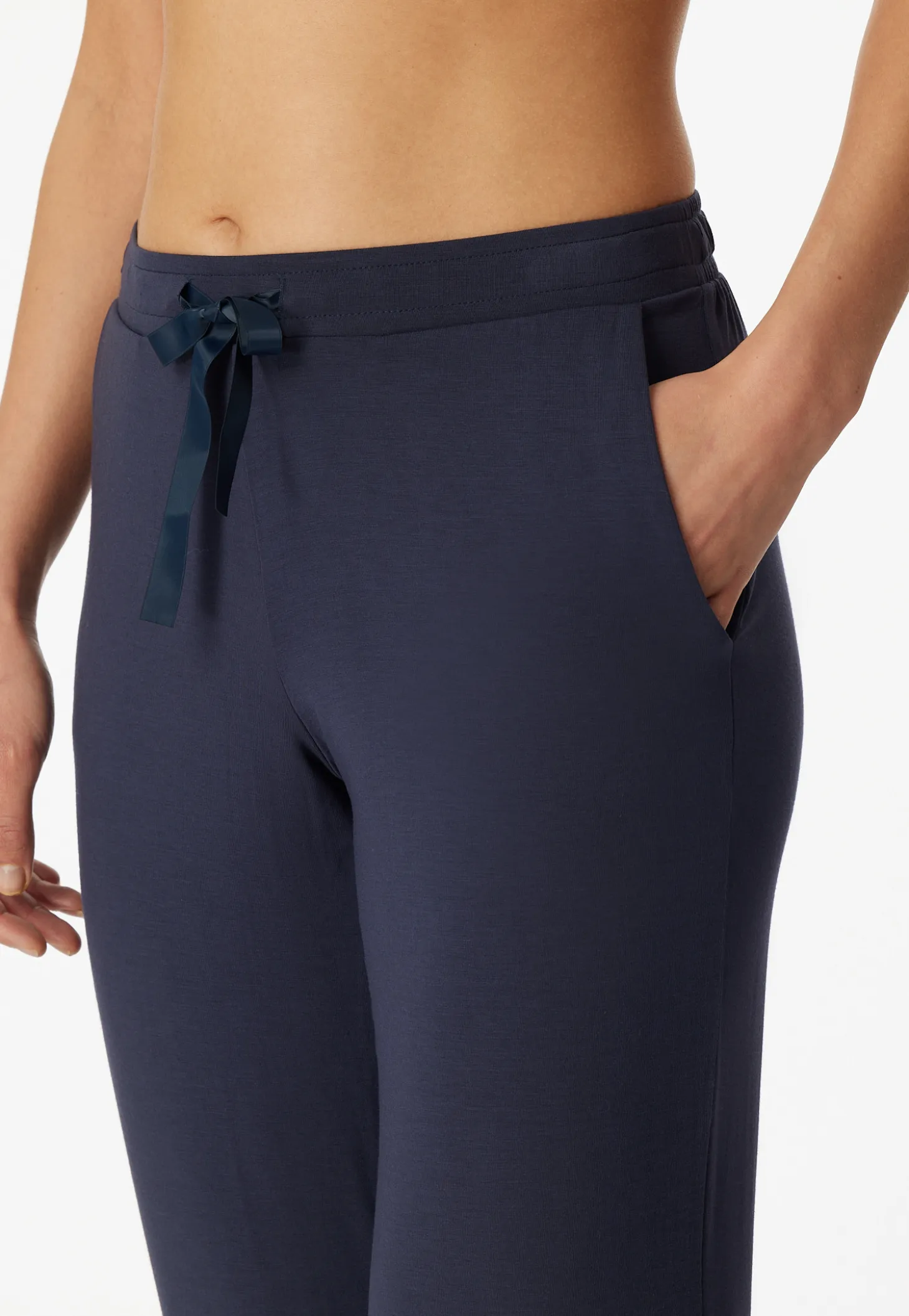Hose lang/extra-lang Modal blau - Mix+Relax