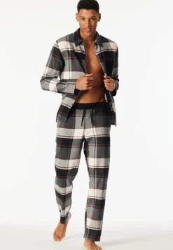 Hose lang Flanell Karos multicolor - Mix+Relax
