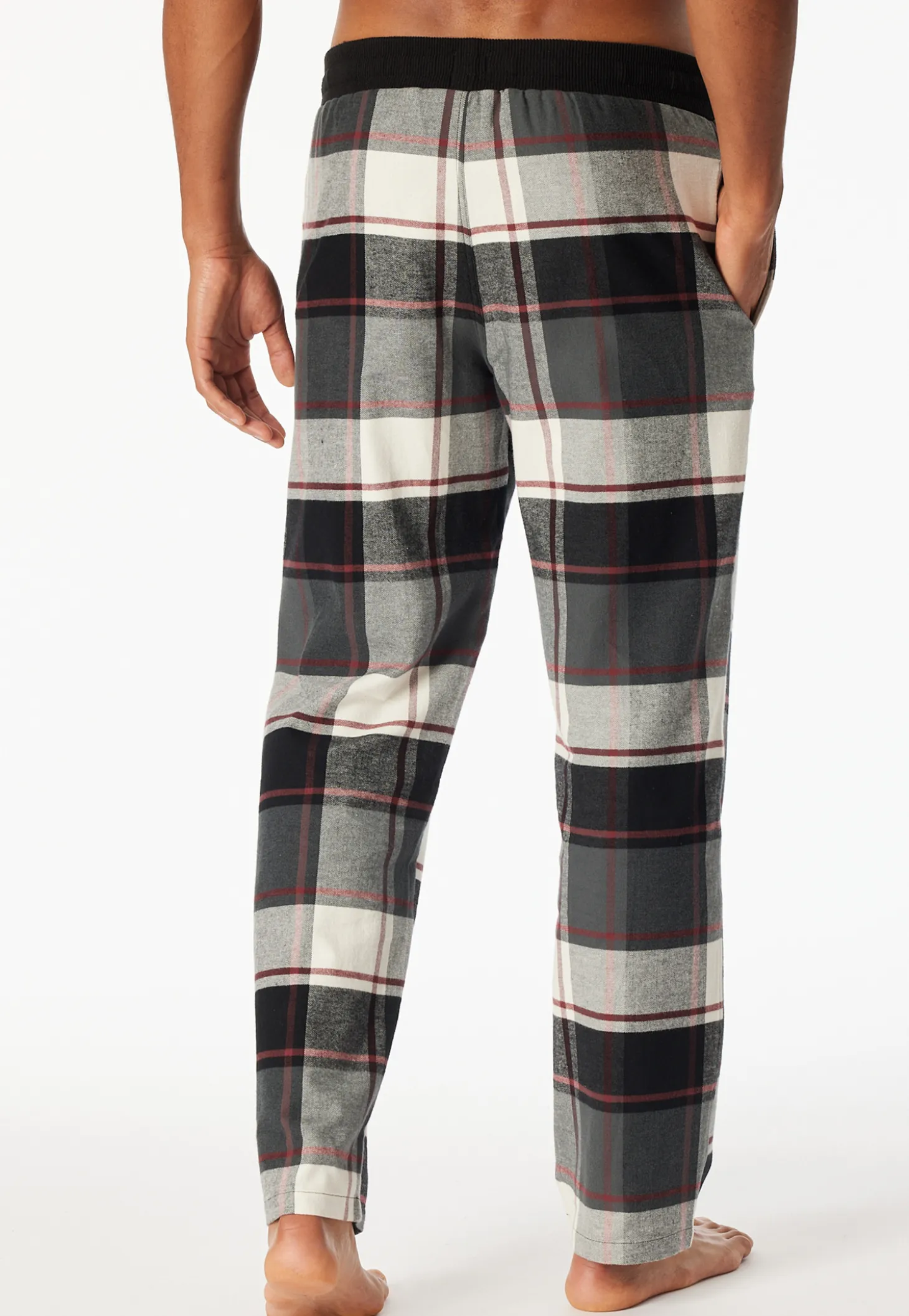 Hose lang Flanell Karos multicolor - Mix+Relax