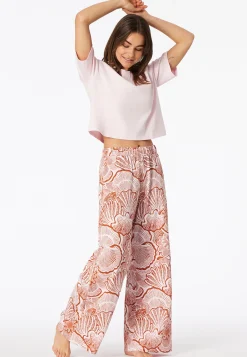 Hose lang Heavy Single Jersey Muscheln multicolor - Mix+Relax