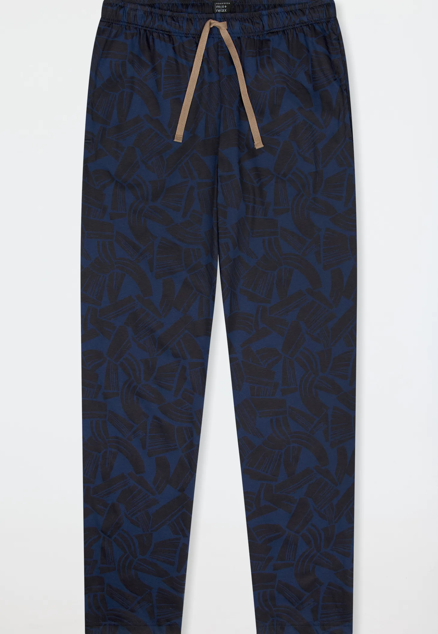 Hose lang multicolor bedruckt - Mix+Relax