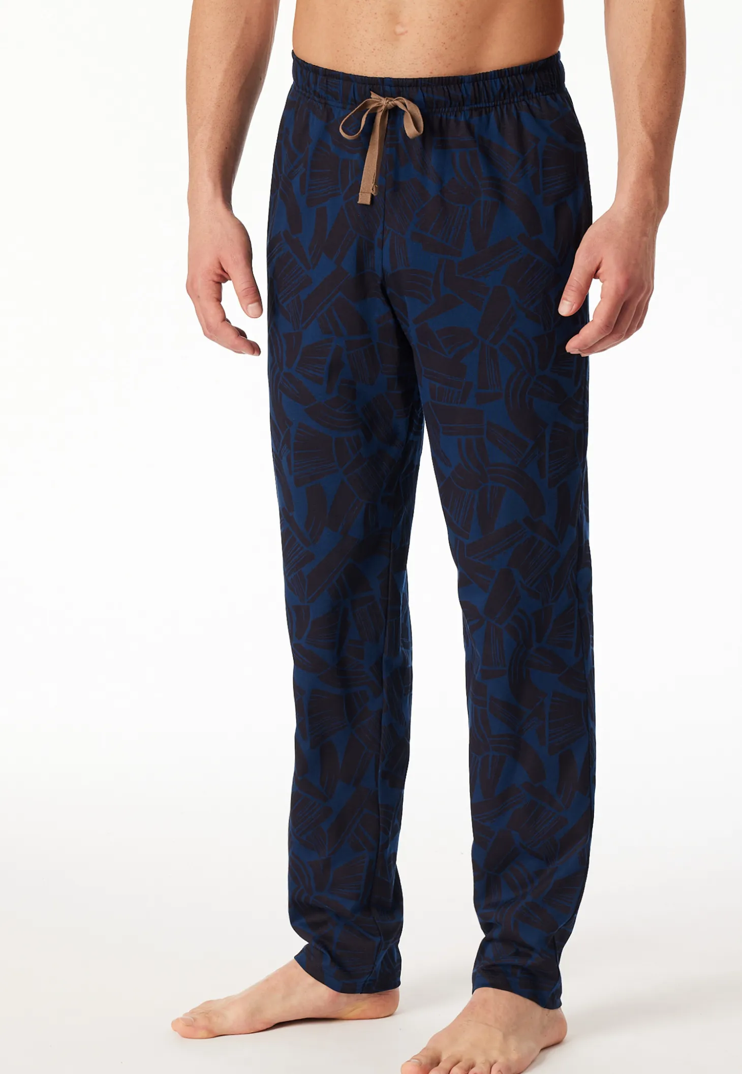 Hose lang multicolor bedruckt - Mix+Relax