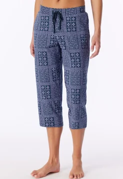 Hose 3/4-lang multicolor bedruckt - Mix+Relax
