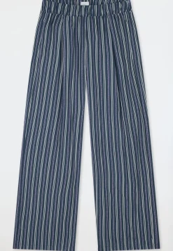 Hose lang Viskose-Webware Streifen multicolor Mix+Relax