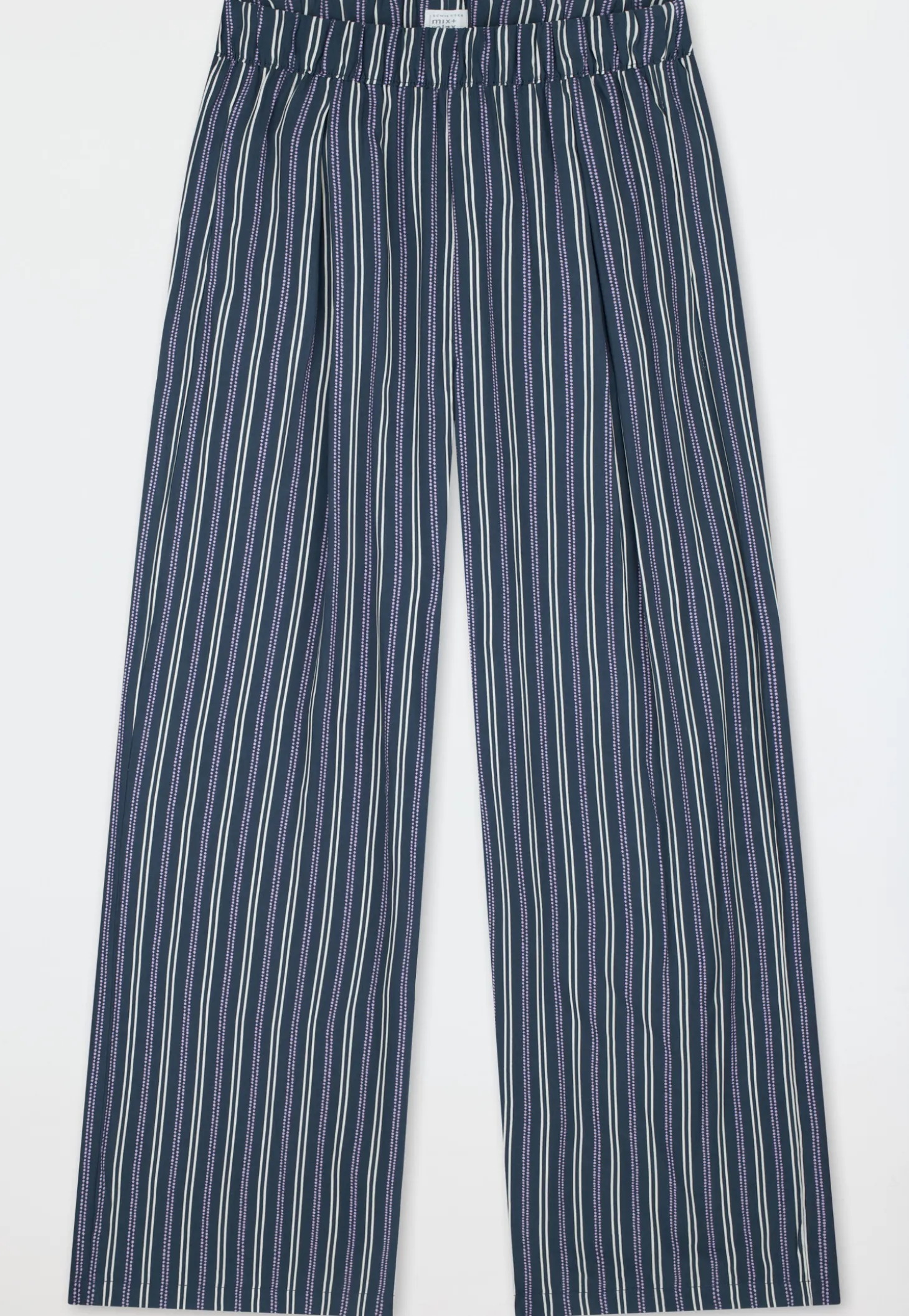 Hose lang Viskose-Webware Streifen multicolor Mix+Relax
